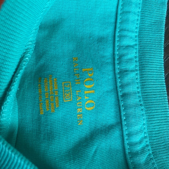 ‼️USED‼️ Polo by Ralph Lauren Boys Kids' Pink, Orange, and Teal Shirts - Picture 4 of 4